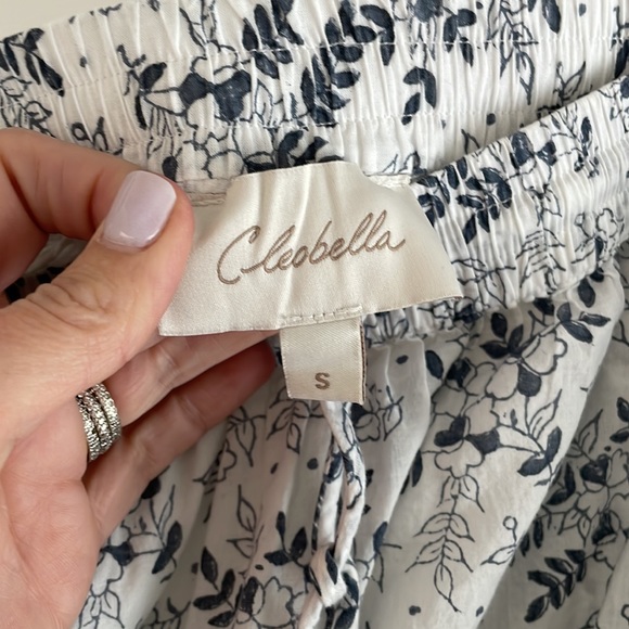 NWOT Cleobella White/Navy Midi Skirt! Sz Small. - Picture 3 of 6